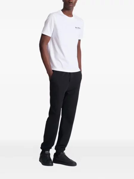 Tricou Balmain cu imagine alb