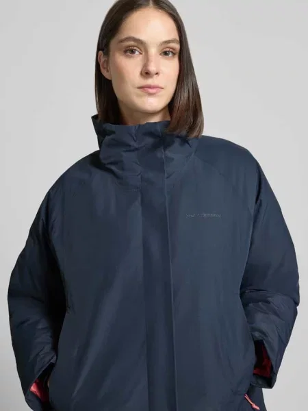 Parka z prawdziwym puchem i wodoodporny mm Peak Performance granatowa