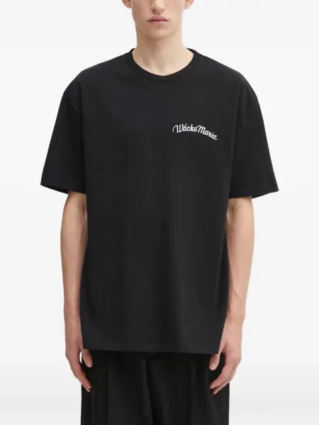 Tricou Wacko Maria tricotate cu imagine negru