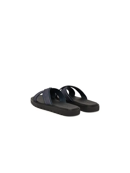 Papucs Calvin Klein Sq Molded Sandal Xcross Wb sötétkék