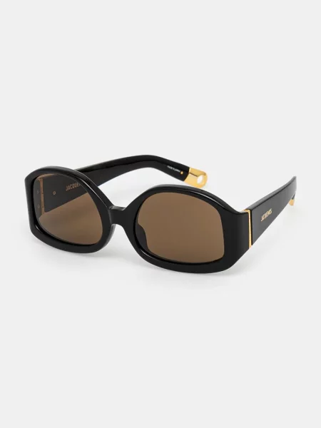 Jacquemus ochelari de soare COLAPSO negru