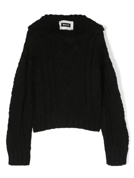Sweter dziecięcy Msgm czarny