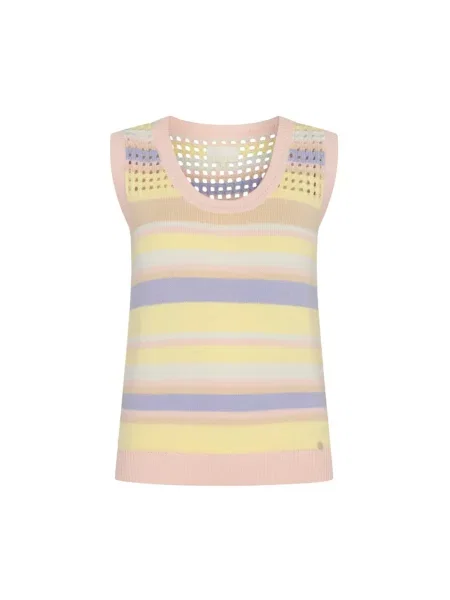 Dzianinowy sweter Nümph różowy