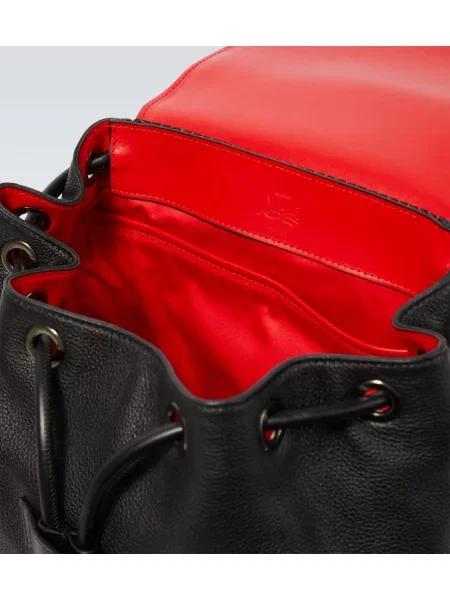 Rucsac Christian Louboutin din piele negru