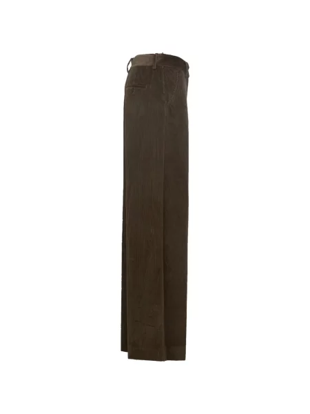 Pantaloni Weekend Max Mara de catifea maro
