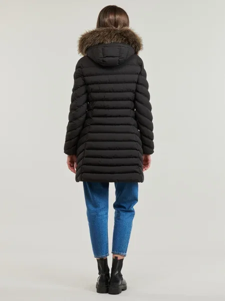 Geacă Superdry cu glugă negru