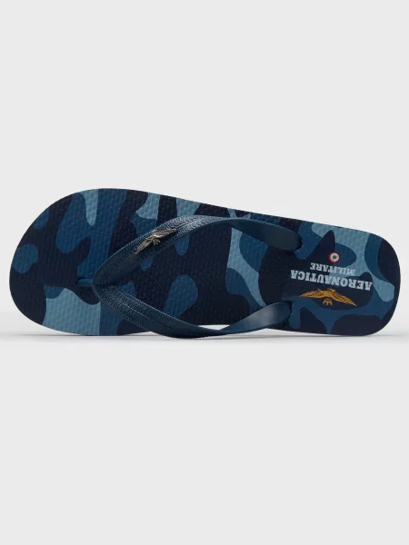 Шлепанцы Aeronautica Militare синие