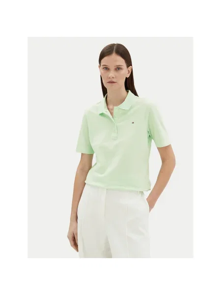 Tommy Hilfiger Pólóing Regular Fit zöld