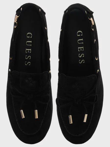 Замшевые туфли Guess черные