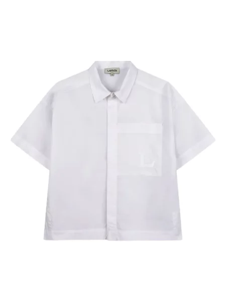 Koszula dziecięca Lanvin Enfant biała