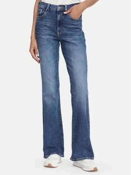 Tommy Jeans Blugi Sylvia Bleumarin Flare Fit