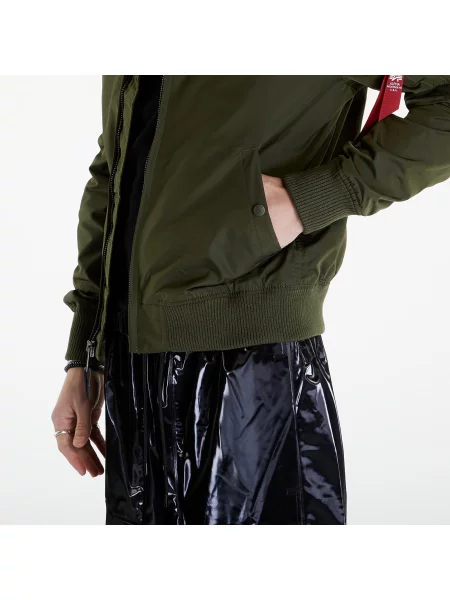 Bunda bomber Alpha Industries šedá