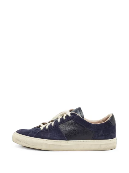 Sneakerși Common Projects din piele albastru