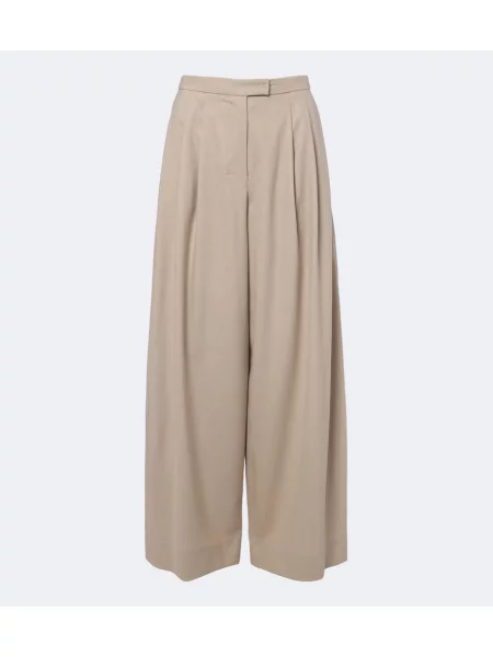 Pantaloni 's Max Mara de lână bej