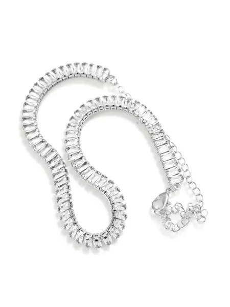 Ogrlica Hzmer Jewelry s kristalima srebrena