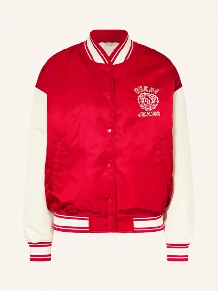 Bunda bomber Guess Jeans červená