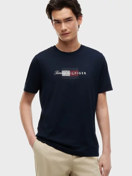 Футболка Tommy Hilfiger синя