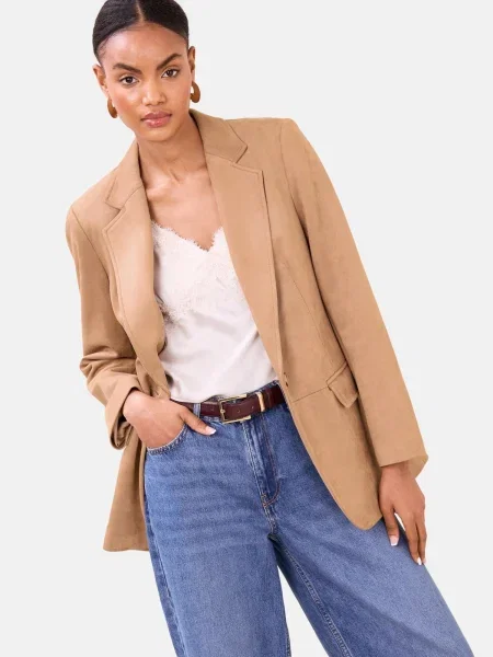 Lipsy Sacou deschis maro