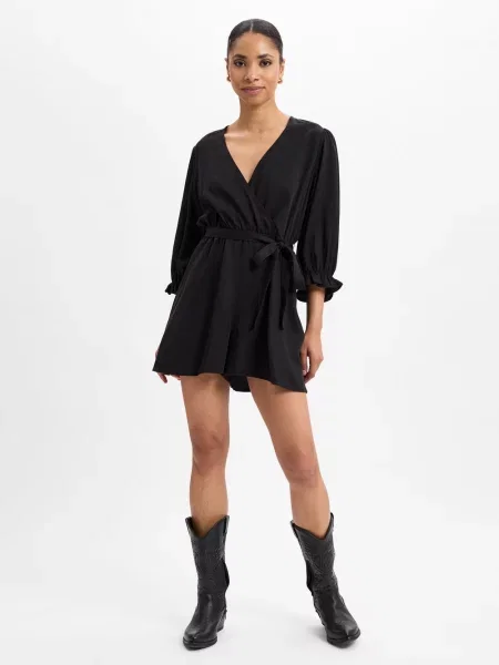 EDITED Kombinezon Kallie Kobiety Lyocell jednolity 40 czarny