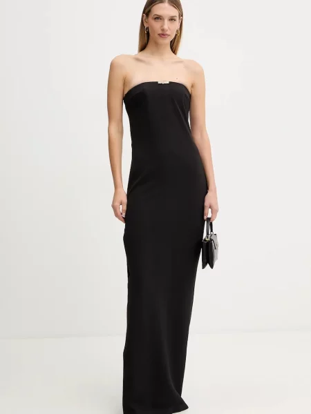 Elisabetta Franchi sukienka maxi prosta czarny
