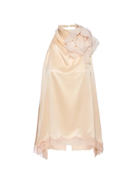 Bluză Magda Butrym din dantelă portocaliu