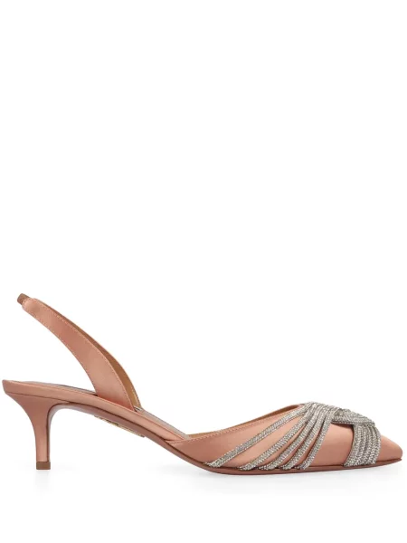 Pantofi cu toc Aquazzura roz