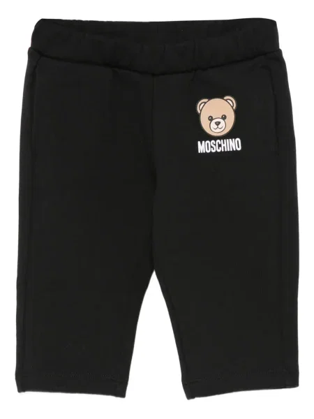 Spodnie dziecięce Moschino czarne