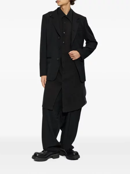 Lung cămașă Yohji Yamamoto negru