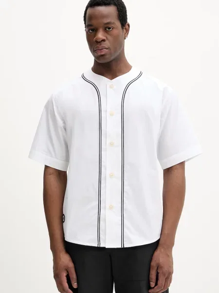 Kenzo cămașă bărbătească din alb