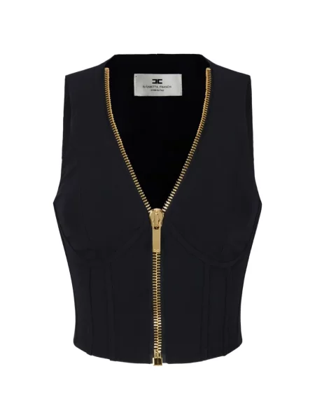 Top Elisabetta Franchi negru