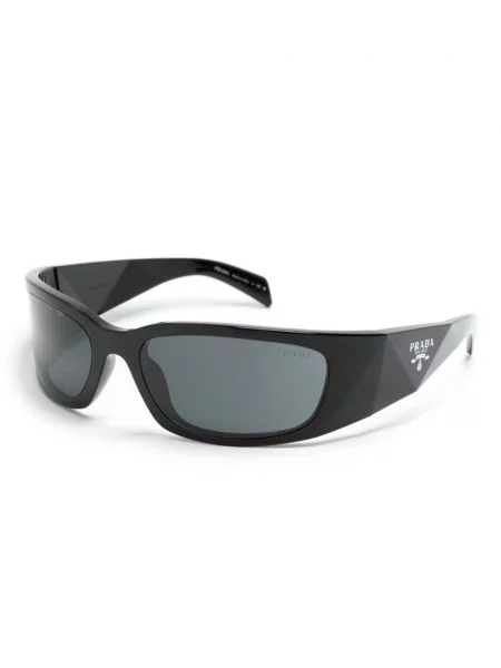 Baikeris saulės akiniai Prada Eyewear juoda