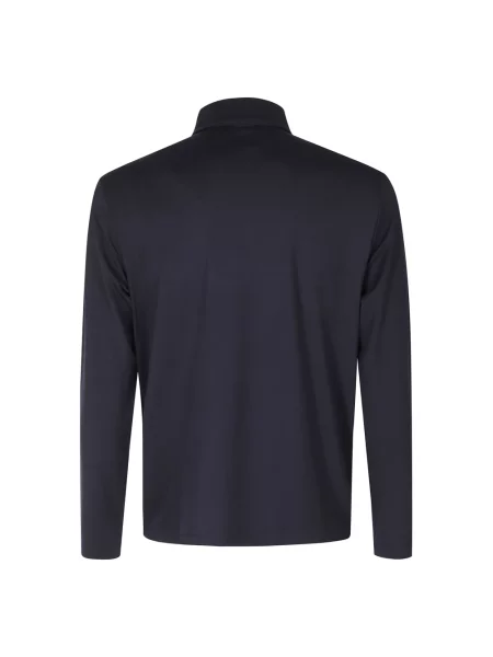 Koszulka polo Seventy wełniana niebieska
