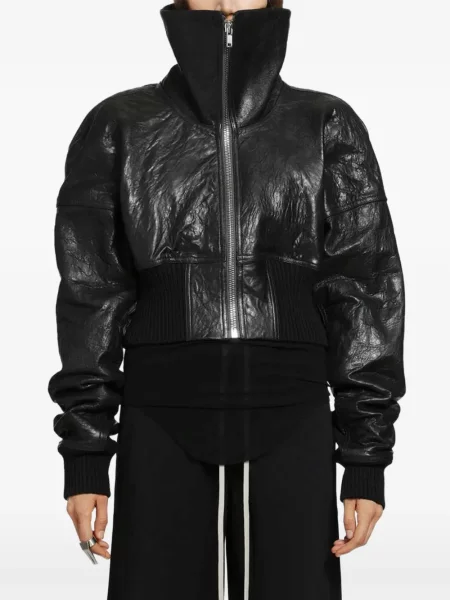 Decupat geacă Rick Owens negru