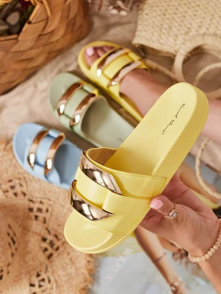 Papuci de casă Resti galben