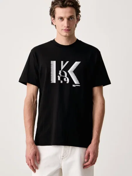 Karl Lagerfeld Jeans tricou pentru bărbați din negru