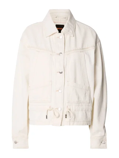 BOSS Orange Geacă de primăvară-toamnă ecru portocaliu