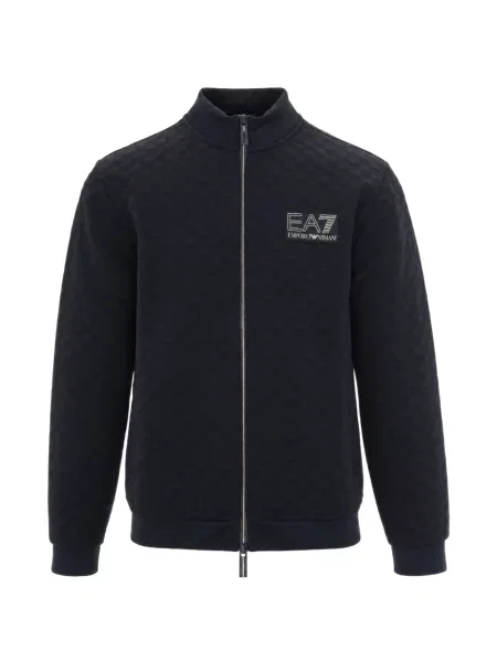 Суичър с цип Ea7 Emporio Armani черно