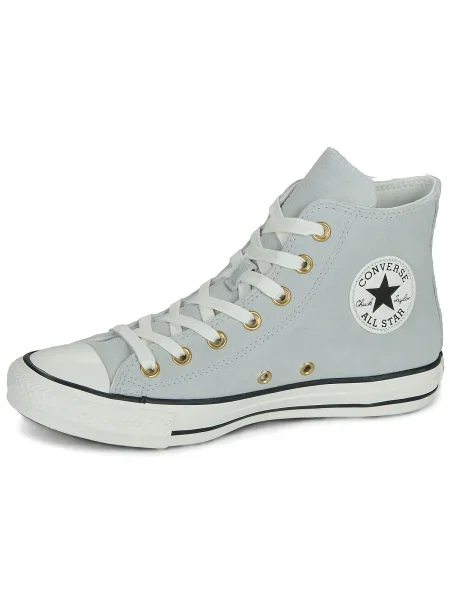 Szarvasbőr félcipő Converse szürke