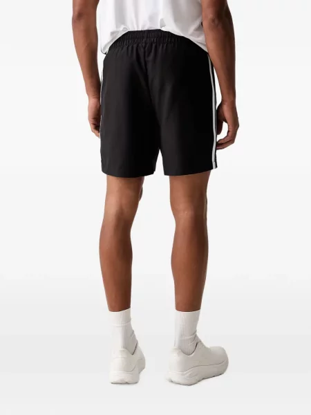 Ριγέ σορτς Ea7 Emporio Armani με σχέδιο μαύρο