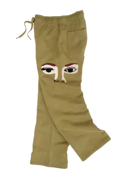 Pantaloni Kidsuper alergare verde