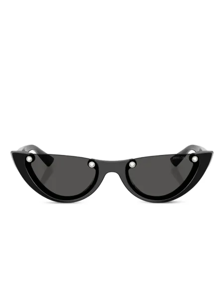 Ochelari de soare Jimmy Choo Eyewear cu imprimeu geometric negru
