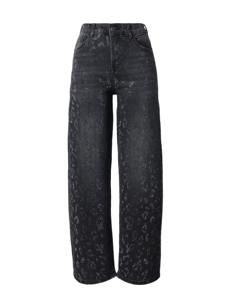 Miss goodlife Jeans metalic / argintiu gri