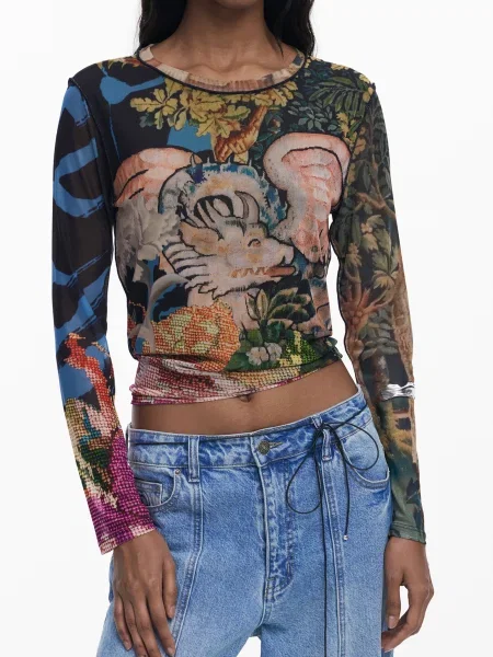 Koszulka Desigual czarna