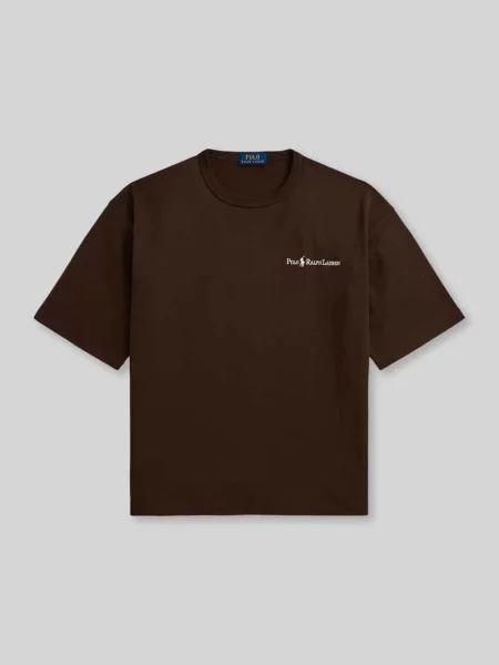 T-shirt o kroju regular fit z czystej bawełny z wyhaftowanym logo Polo Ralph Lauren