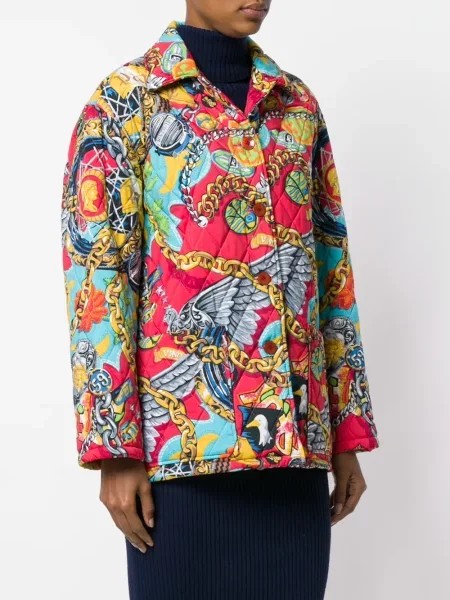Kabát Kenzo Pre-owned červený