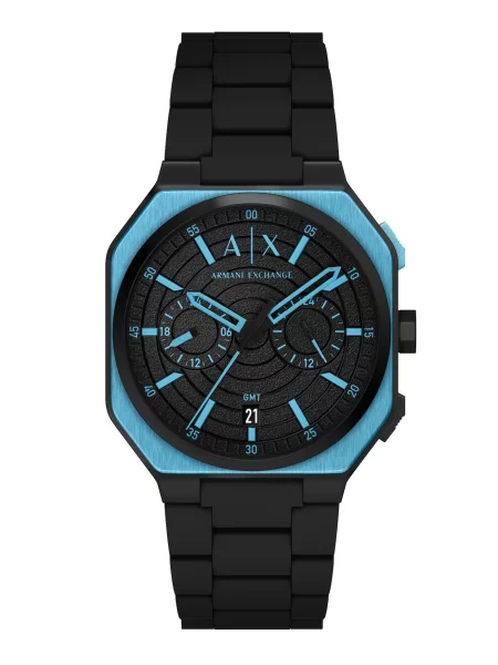 ARMANI EXCHANGE Ceas analogic BASS azur negru