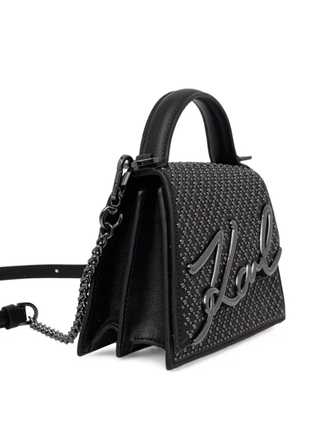 Shopper kabelka Karl Lagerfeld čierna