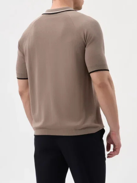Поло Armani Exchange бежевое