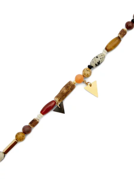 Гривна Marant мъниста кафяво