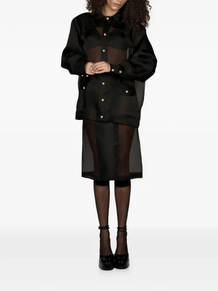 Koszula Mia Peculiar z perełkami czarna